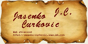 Jasenko Ćurković vizit kartica